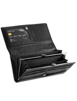 Kožená peňaženka Semiline RFID P8228-0 Black