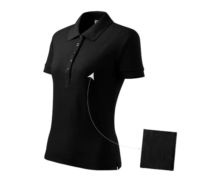 Cotton polokošile dámská černá Cotton polokošile dámská černá