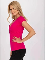 Dámske tričko RV TS 5636.03X vo farbe fuchsiová – FeelGood