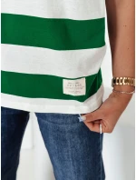 Dámské pruhované tričko green Dstreet model 21976434 - FashionStreet