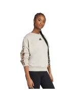 Dámská mikina Animal Print 3Stripes French Terry Sweatshirt cream model 21720669 - ADIDAS