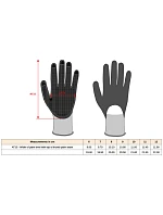 702 Pracovní rukavice pro těžké  grey model 22432334 - WK