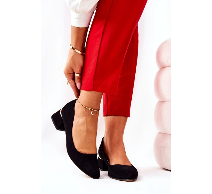 Semišové lodičky Lewski model 21571536 Černé - Boto