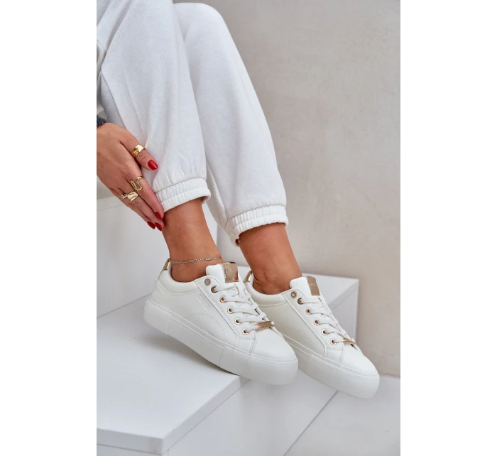 Dámské tenisky Big Star model 21683863 Bílé - Big Star Shoes Dámské tenisky Big Star model 21683863 Bílé - Big Star Shoes