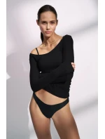 Beauty Layers Top Scoop Neck - BLACK - TRIUMPH BLACK - TRIUMPH