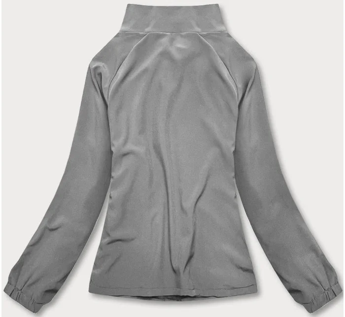 Tmavosivá rozopínacia dámska mikina (20315)