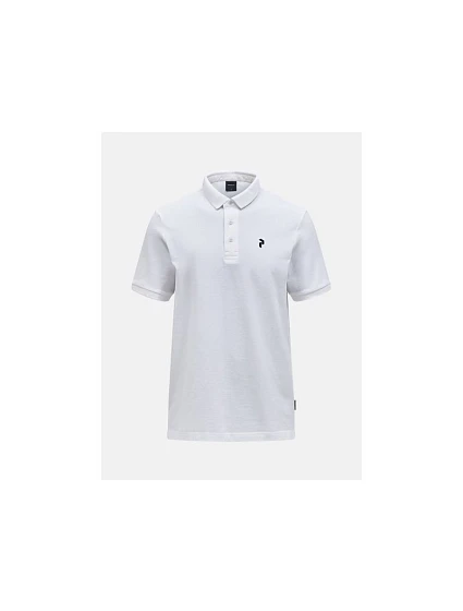 Pánske tričko PEAK PERFORMANCE M Classic Cotton Polo, biela farba Pánske tričko PEAK PERFORMANCE M Classic Cotton Polo, biela farba