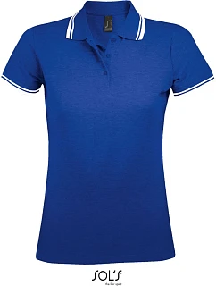 SOL'S Pasadena Women Dámské piqué polo model 22521930 royal blue/white