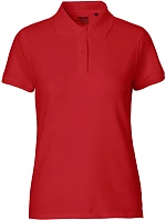 O Dámské piqué polo z bio bavlny red model 22503852 - Neutral