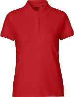 Neutral O 22980 Dámske polo tričko z bio bavlny 77.2280 červené