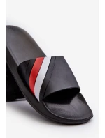 Klasyczne Lekkie Klapki Męskie Czarne Bemostom