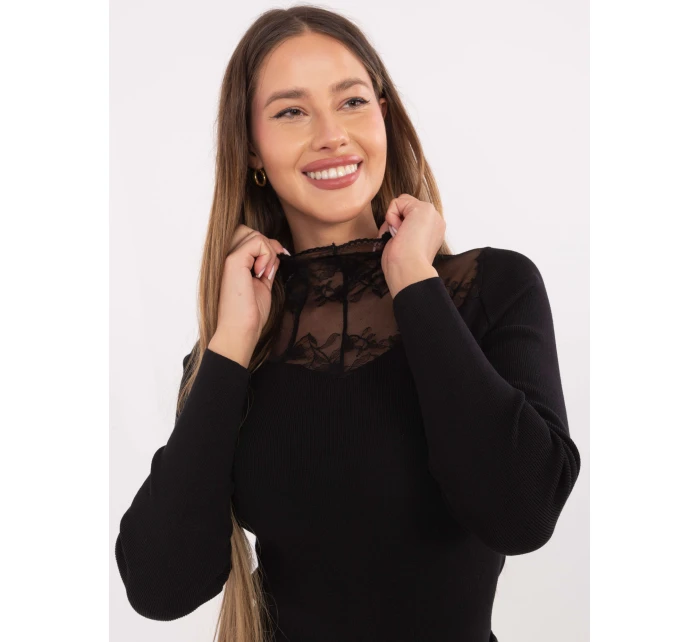 Sweter PM SW model 21768510 czarny - FPrice Sweter PM SW model 21768510 czarny - FPrice