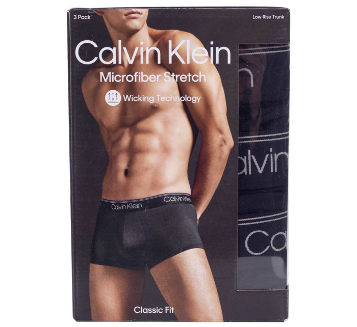Pánske boxerky Calvin Klein 3Pack 000NB2569AUB1 Black