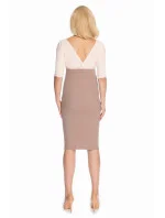 Dámska tehotenská sukňa 1705 Béžová - PeeKaBoo