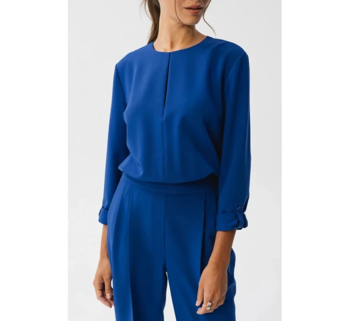 Dámská kombinéza model 21764623 královská modř - STYLOVE Dámská kombinéza model 21764623 královská modř - STYLOVE