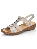 Dámske pohodlné sandále Rieker 62850-90 Dámske pohodlné sandále Rieker 62850-90