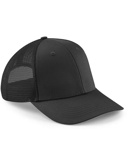 Beechfield B 646 6-panelová čiapka s šiltom „Urbanwear Trucker“ 53.0646 čierna Beechfield B 646 6-panelová čiapka s šiltom „Urbanwear Trucker“ 53.0646 čierna
