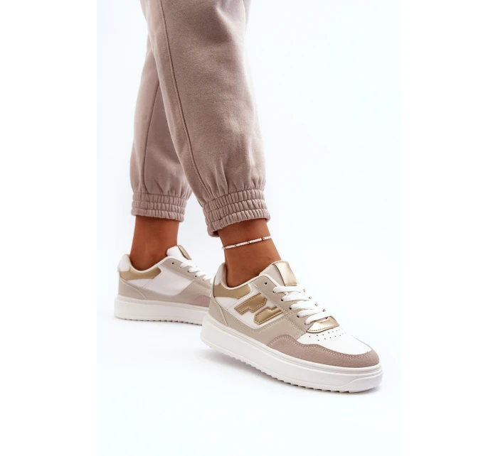 Dámské nízké tenisky béžové model 21651086 - Boto