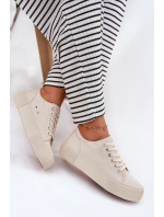 Dámské Textilní Tenisky Big Star model 21693225 Béžové - Big Star Shoes