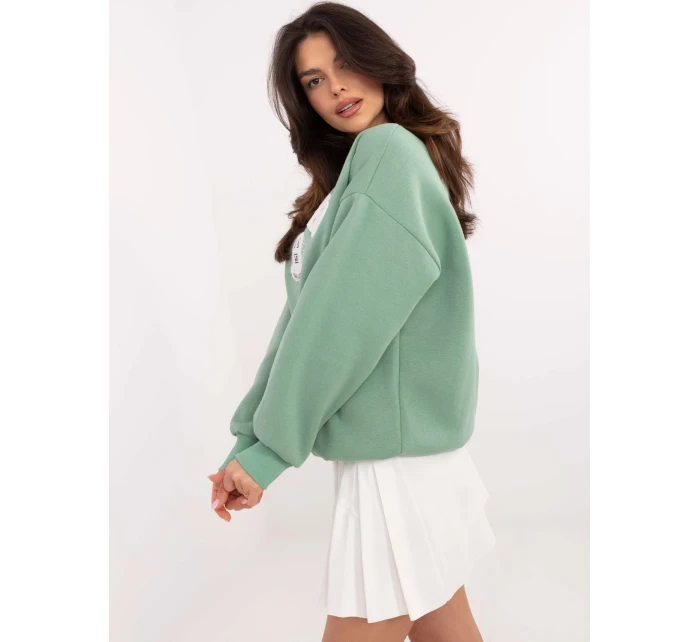 Blúzka EM BL 617 16.01X pistáciová Blúzka EM BL 617 16.01X pistáciová