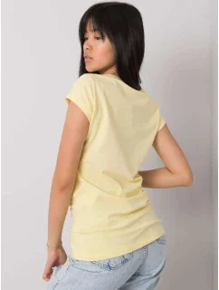 T košeľa EM TS ES 21 532.18 svetlo žltá