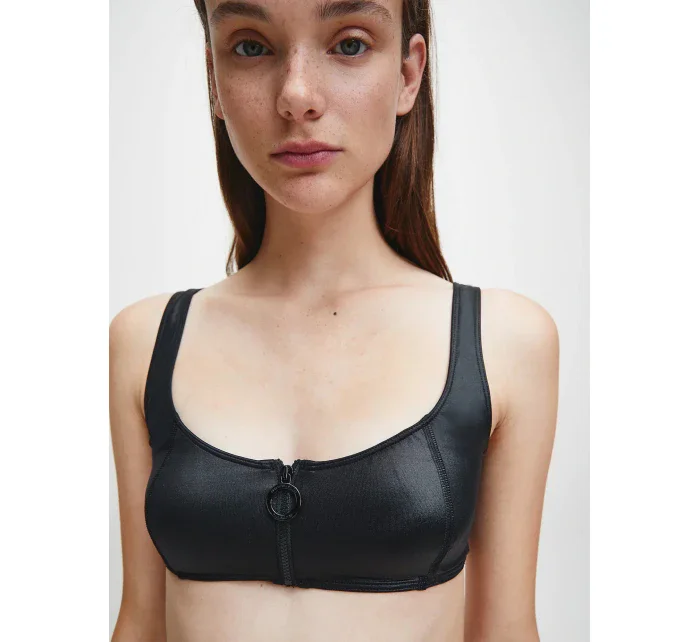 Vrchný diel plaviek KW0KW00909-BEH čierna - Calvin Klein