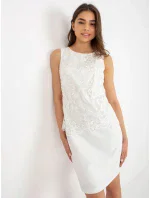 Dámske šaty 059-1.29 cream -FPrice