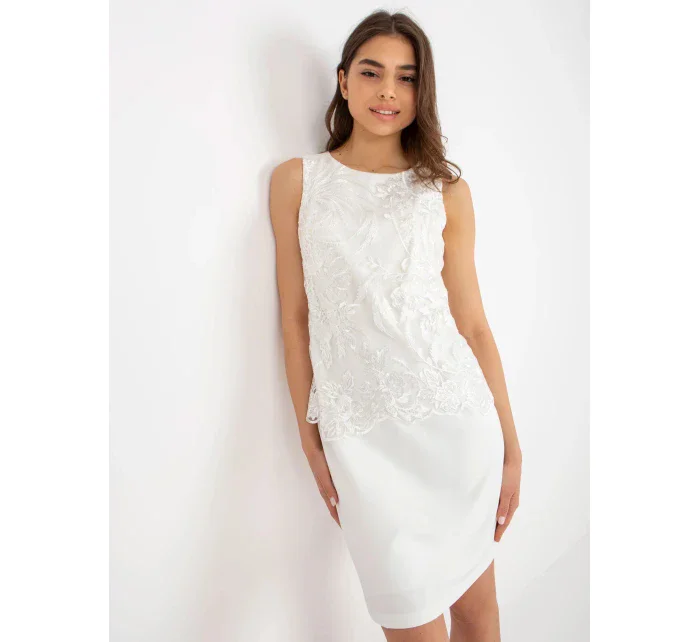 Dámske šaty 059-1.29 cream -FPrice