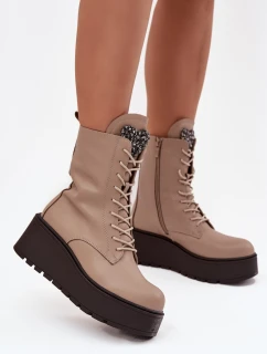 Topánky so širokou podrážkou model 219269 Vykročte štýlovo