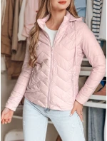 Dámská přechodná prošívaná bunda světle růžová Dstreet model 21986893 - FashionStreet Dámská přechodná prošívaná bunda světle růžová Dstreet model 21986893 - FashionStreet