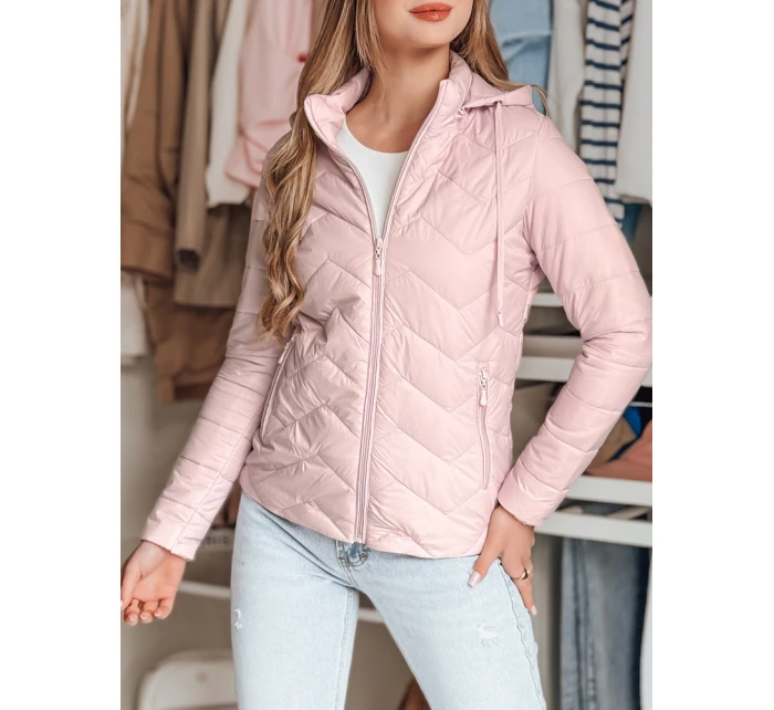 Dámská přechodná prošívaná bunda světle růžová Dstreet model 21986893 - FashionStreet Dámská přechodná prošívaná bunda světle růžová Dstreet model 21986893 - FashionStreet
