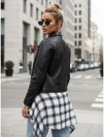 Dámská kožená bunda ramones černá Dstreet model 21995864 - FashionStreet