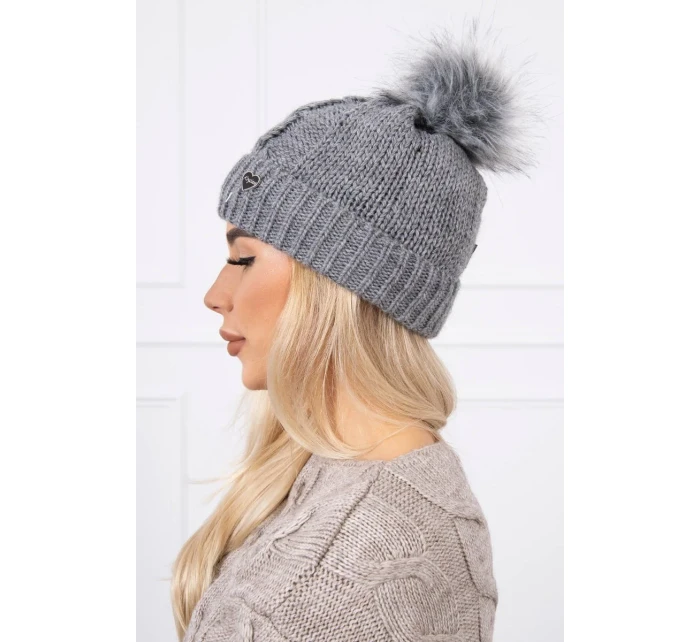 Čiapka K168 tmavo šedá Čiapka K168 tmavo šedá