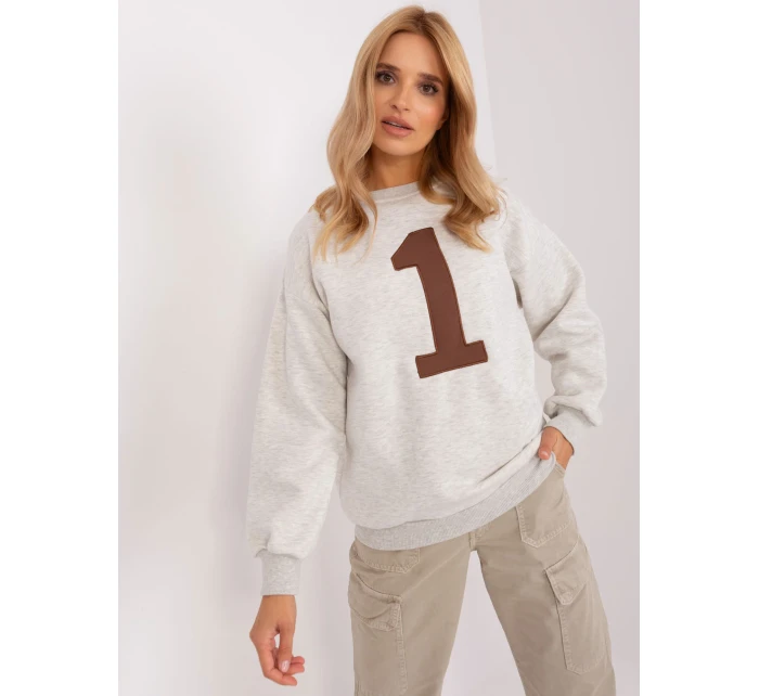 Mikina EM BL 617 9.11X svetlo šedá