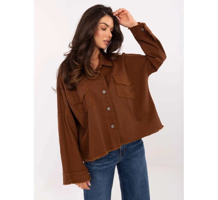 IT KS košeľa FL5779.87 hnedá