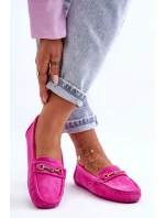 Dámske klasické semišové mokasíny ružové Corinell Dámske klasické semišové mokasíny ružové Corinell