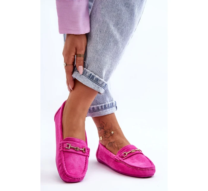 Dámske klasické semišové mokasíny ružové Corinell Dámske klasické semišové mokasíny ružové Corinell