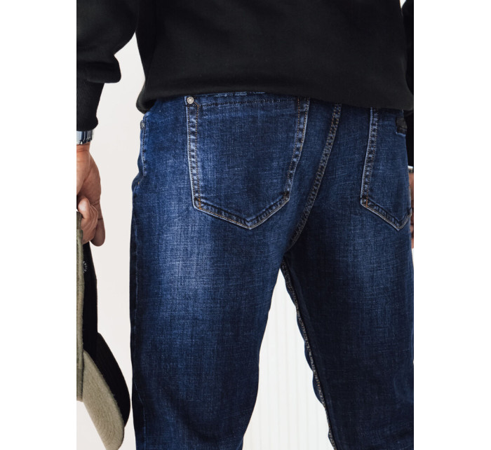 Pánske modré džínsové nohavice Dstreet UX4220