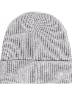 Pletená žebrovaná čepice 74.0 melange grey model 22451811 - Pure Waste