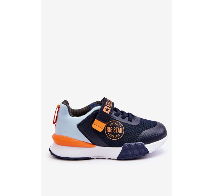 Niskie Dziecięce Buty Sportowe Memory Foam System Big Star LL374215 Granatowe Niskie Dziecięce Buty Sportowe Memory Foam System Big Star LL374215 Granatowe