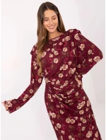 Šaty IT SK 20057 1.02 bordová Šaty IT SK 20057 1.02 bordová