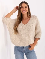 Jumper IT SW 7703.70 světle béžový Jumper IT SW 7703.70 světle béžový