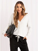 Sweter PM SW PM model 22363286 jasny szary - FPrice Sweter PM SW PM model 22363286 jasny szary - FPrice