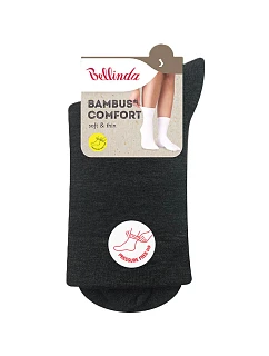 Dámské bambusové ponožky BAMBUS model 15437064 COMFORT SOCKS  černá - Bellinda