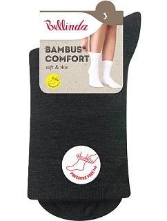 Dámske bambusové ponožky BAMBUS LADIES COMFORT SOCKS - Bellinda - čierna