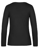 B&C #E190 LSL /women Dámské tričko z těžké bavlny s dl. rukávem model 22496325 black B&C #E190 LSL /women Dámské tričko z těžké bavlny s dl. rukávem model 22496325 black