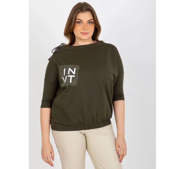 Dámska blúzka EM BZ HW 20 478.42P khaki - FPrice