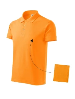 Bavlnené polo tričko tangerine orange