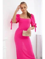 Dámske šaty 29067 ružové - Kesi