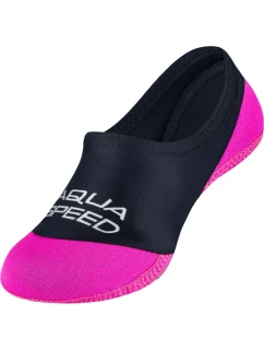 Čiernofialové plavecké ponožky Neo 177 - Aqua Speed